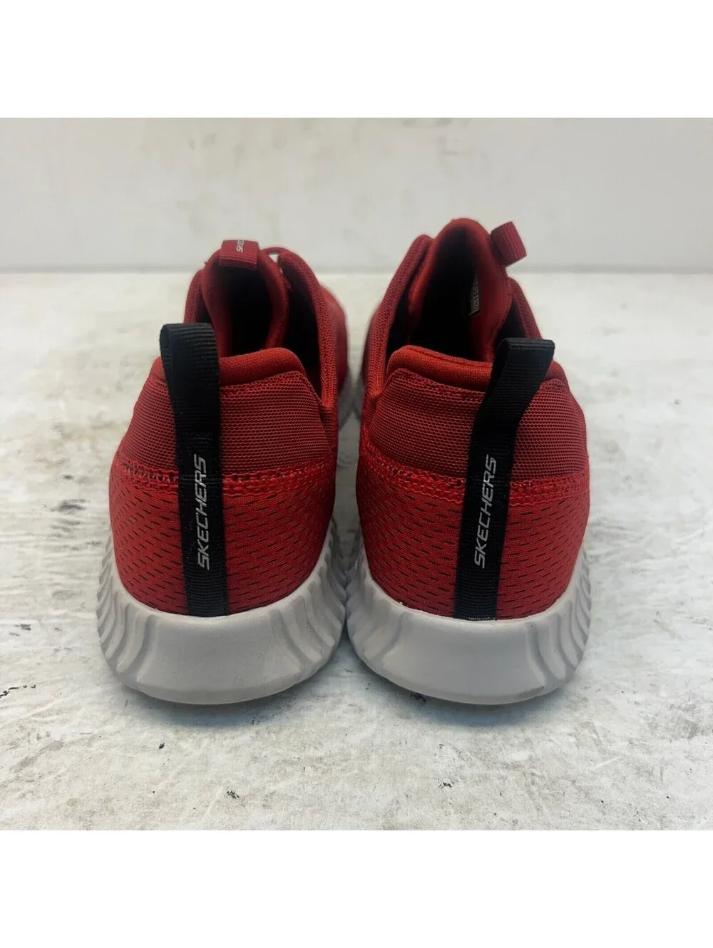 Skechers Men's Elite Flex Belburn Casual Sneakers 52529 Red/White Size 9M